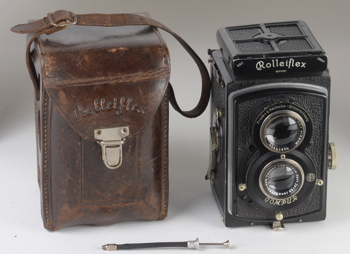 7.5Cm Zeiss Tessar Poor Double-Lens F3.6 Rolleiflex Carl