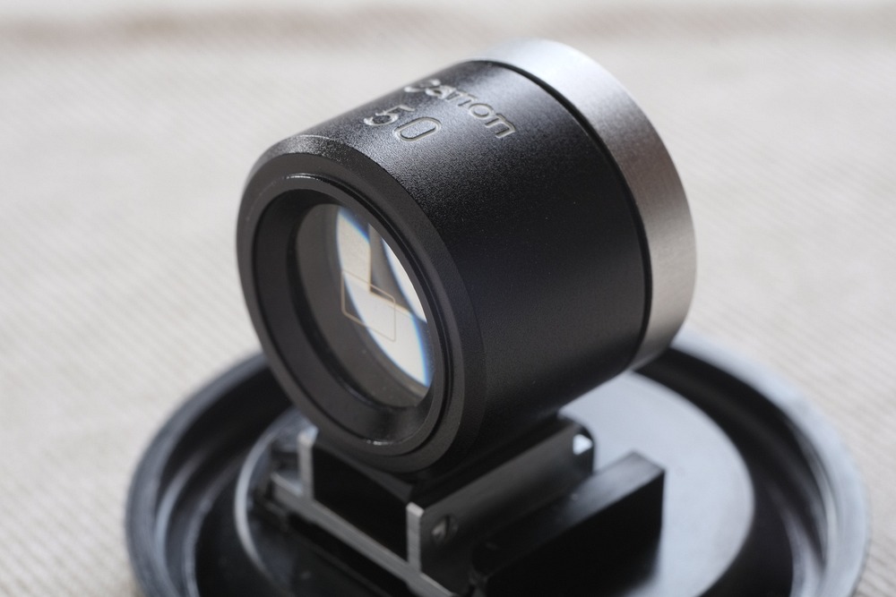 Canon　外付けファインダー　50mm Canon 外付けファインダー 50mm Canon ビューファインダー 50mm – まる