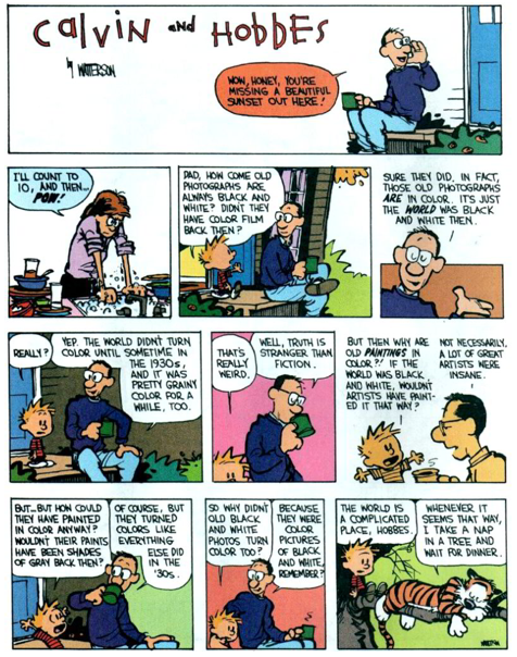 Calvin before color film.png