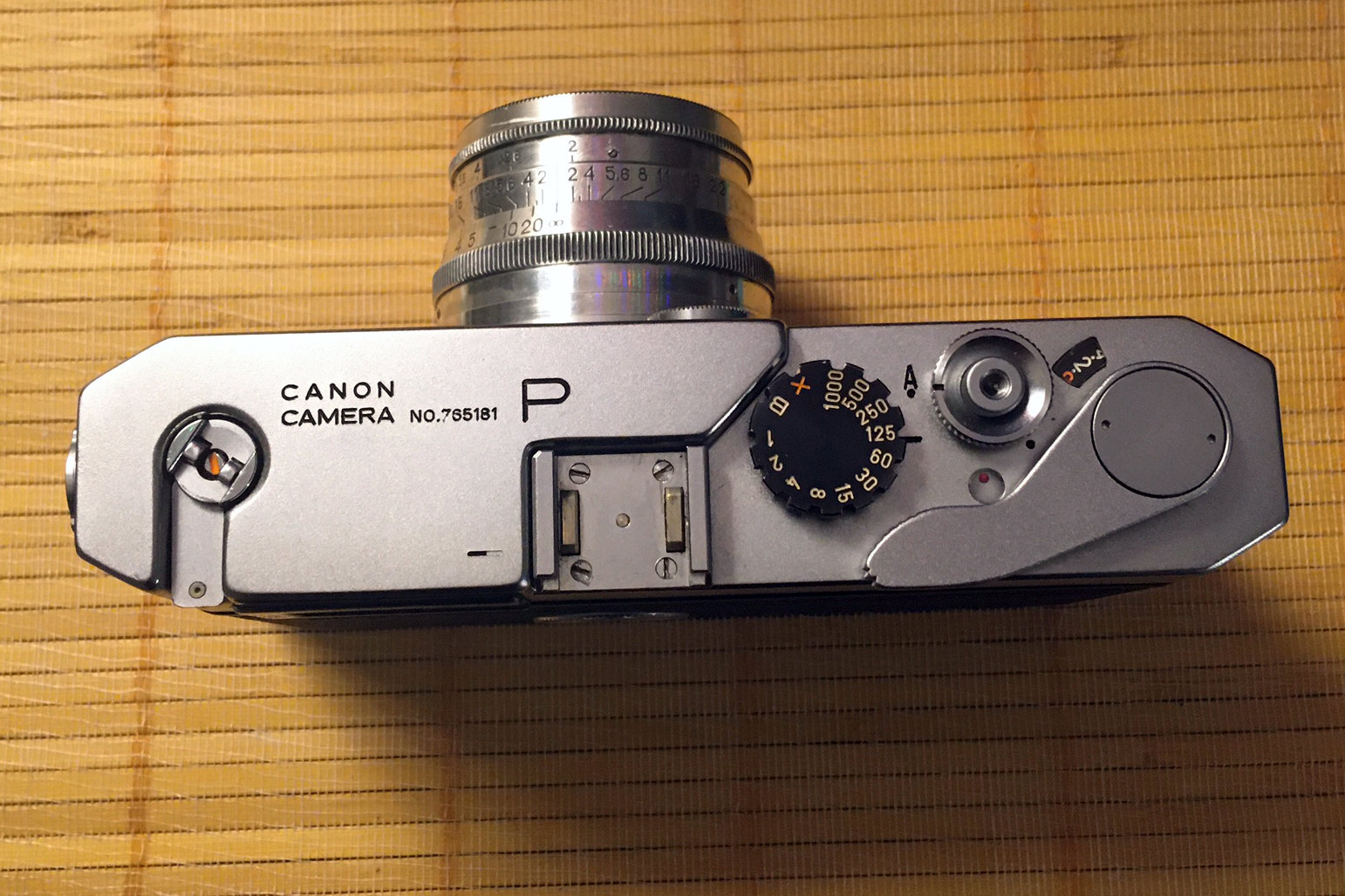 Canon P シルバー　外観美品 For Sale - SOLD: Canon P with Jupiter-8 50mm f/2 $200