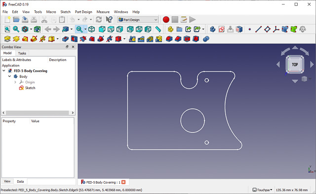FreeCAD FED-5 Body Covering.jpg