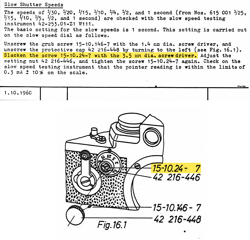 Leica IIIf Slow Speed adjustment instructions.jpg