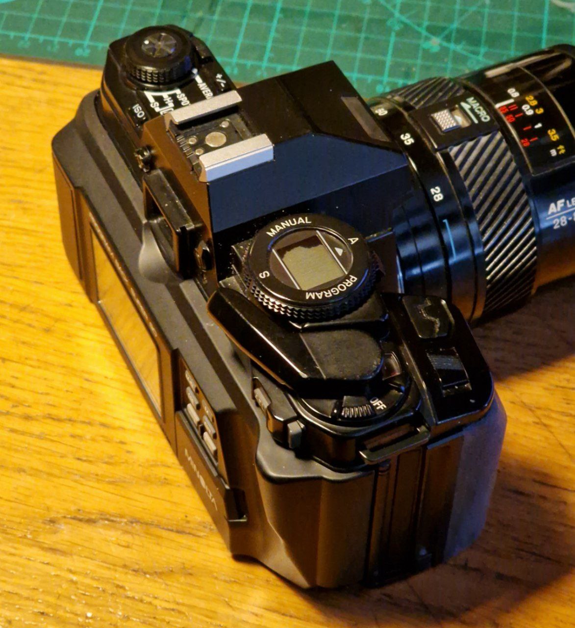 my lovely chunky camera. i guess you'd describe this camera's style as greebled