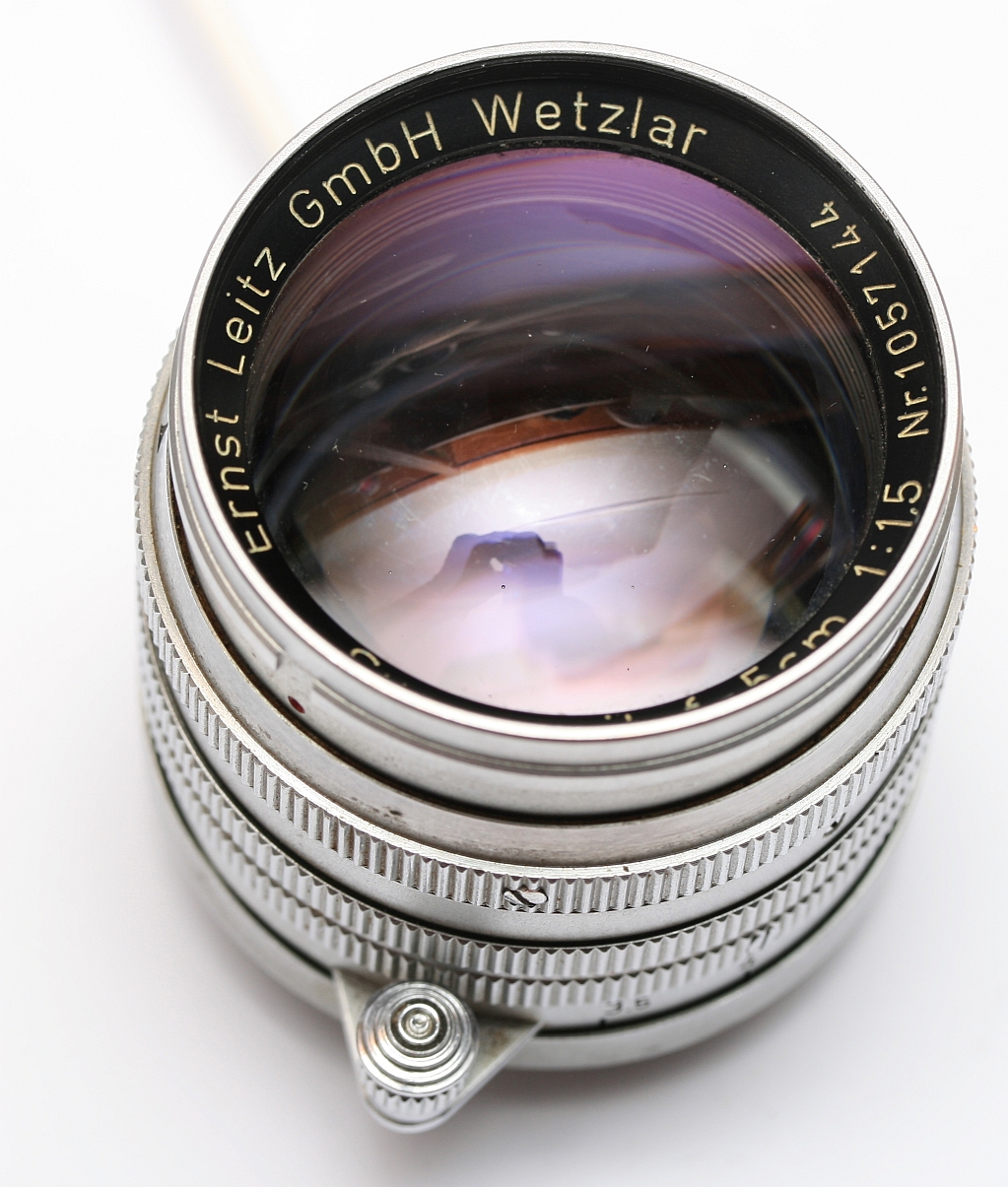 For Sale - Leica 50mm f/1.5 Summarit Lens in screw mount / feet