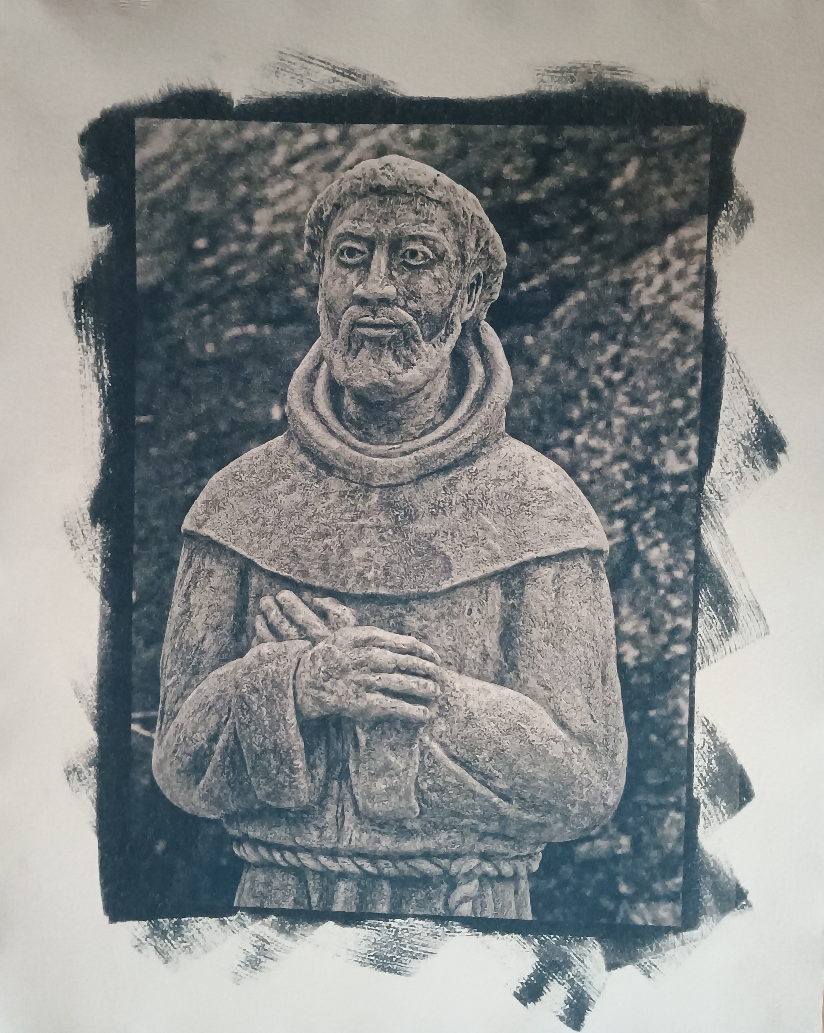 Stone Friar (cyanotype toned with wattle-dH2O on Hahn Biblio).jpg