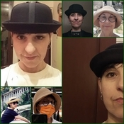 miei selfie e autoscatti con i cappelli - Copia.jpg