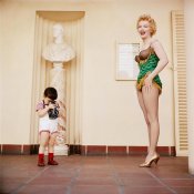 Joshua Greene and Marilyn in a photo taken by his Father ca. 1954.jpg