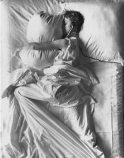 Irving Penn - Girl in bed on telephone.jpg