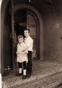 In front of synagog