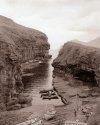 The harbour of Gjógv