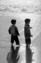 Caedon and Jonah, 2 Nevada kids, beach Santa Monica