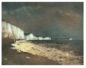 Sussex Cliffs Bromoil Transfer