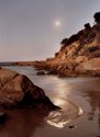 Moonrise, Nelson's beach