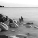 Old Post and Rocks - Cross Village, Mi.