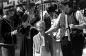 Very young actor at the fringe