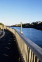 Sunlit Dockside Fence