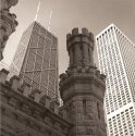 Hancock Building and Water Tower, Chicago
