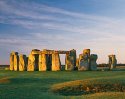 Stonehenge in dawn sun