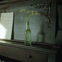 Old piano & daisies