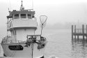 boat in fog