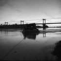 Tug boat on river Loire