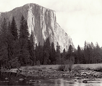 El Cap over the Merced River