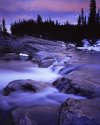 Upstream of the falls