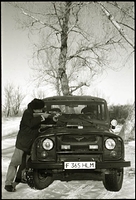 Self-portrait. Shooting on Irtysh river, Kazakhstan.