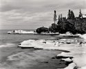 Lake Superior ice and snow