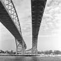 Under the Bluewater Bridge, Point Edward, Ontario, Canada