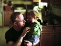 Happy Father and Daughter