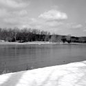 Snow and Lake