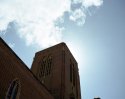 Cathedral with clouds
