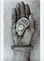 My hand, with stone