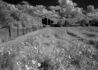 Infrared Rural Skyline
