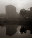Dublin misty autumn morning