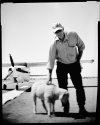 Trevor & "Dinner", Williams Creek SA 2008