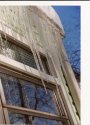 Elongated icicles on my house