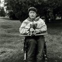 Joe St. Aubin in His Wheelchair, 1999