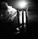 Manitowoc shore at night
