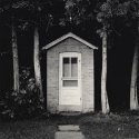 Brick outhouse