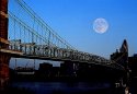 Moon over the bridge