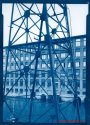 Metal Tower Now in Cyanotype