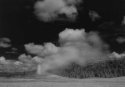 Old Faithful Basin With Eruptioni