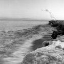 Lake Michigan Ice Bw