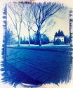 Pinhole Cyanotype