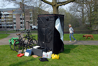 Outside Collodion Darkroom