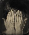 "i Wish You Wouldn't Keep Appearing And Vanishing So Suddenly". Mirrorland [ambrotype]