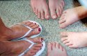 Circle of feet !