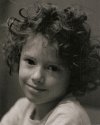 Bed head curls darker print